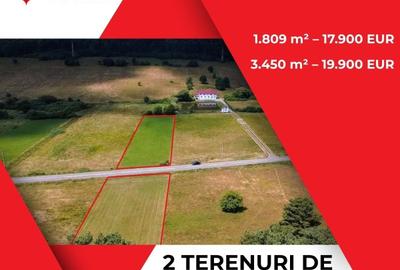 Teren de 3450 mp, în Valea Mare