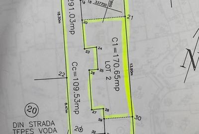 Casă cu 3 camere cu Teren 291 Mp în Exterior Vest
