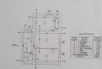 Apartament cu 3 camere semidecomandat în Cartierul Nord