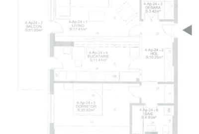 Apartament cu 2 camere decomandat, mobilat în Central - 2