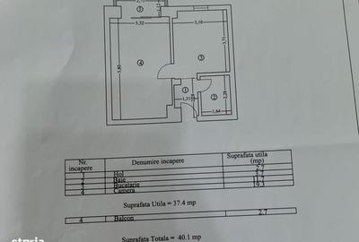 Garsonieră decomandată în Brătianu