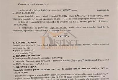 Teren agricol intravilan de 3200 mp, în Cheile Râșnoavei - 4
