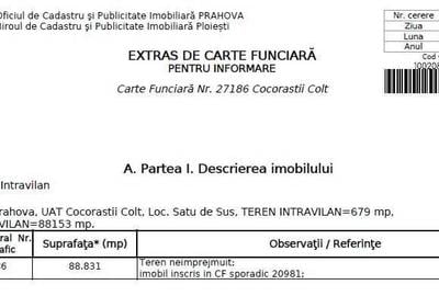 Teren de 88831 mp, în Satu de Sus - 2