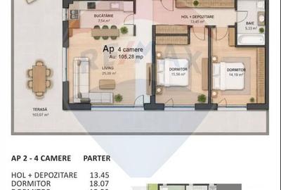 Apartament cu 4 camere semidecomandat în Semicentral - 13