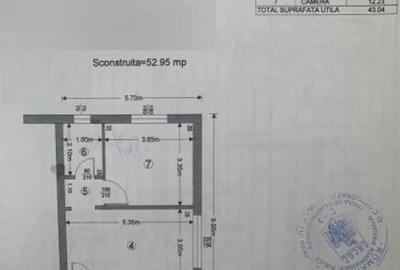 Apartament cu 2 camere decomandat în Central