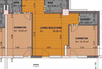 Apartament cu 3 camere semidecomandat, mobilat în Mărăști - 8