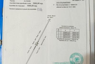 Teren de 5000 mp, în Agigea