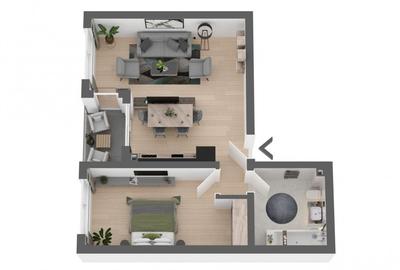 Apartament cu 2 camere semidecomandat în Apahida - 2