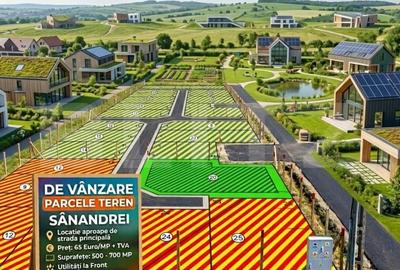 Teren de 700 mp, în Sânandrei
