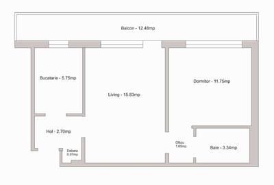 Apartament cu 2 camere semidecomandat în Brâncoveanu - 2