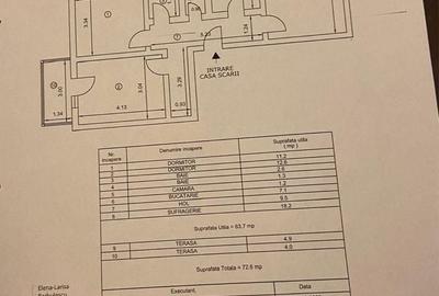 Apartament cu 3 camere în Central