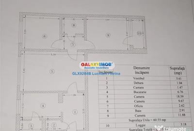 Apartament cu 3 camere semidecomandat în Drumul Taberei