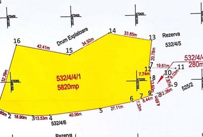 Teren agricol extravilan de 5820 mp, în Colun - 3