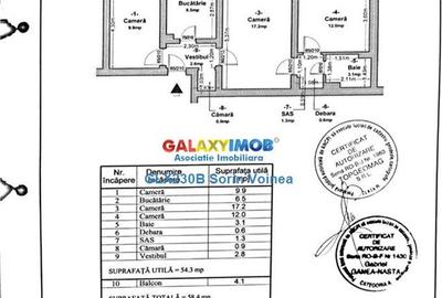 Apartament cu 3 camere semidecomandat, mobilat în Costin Georgian - 10