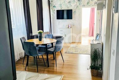 Apartament cu 3 camere semidecomandat, mobilat în Florești