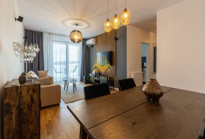 Apartament cu 2 camere semidecomandat, mobilat în Între Lacuri