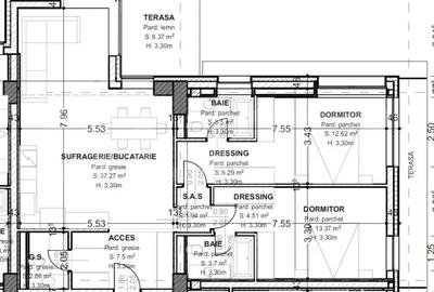 Apartament cu 3 camere decomandat în Central