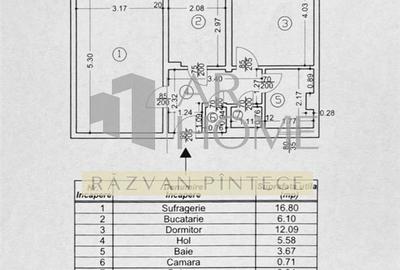 Apartament cu 2 camere decomandat, mobilat în Vest - 3