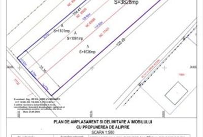Teren Construcții intravilan de 2113 mp, în Bâldana