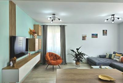 Apartament cu 2 camere decomandat, mobilat în Tractorul