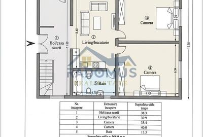 Casă cu 6 camere cu Teren 1731 Mp în Central