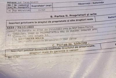 Teren de 11510 mp, în Văliug - 2