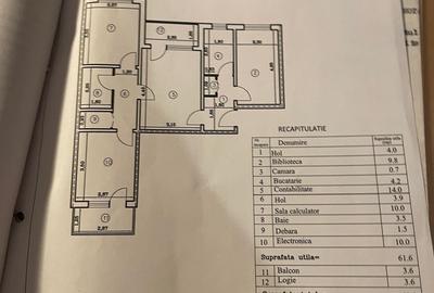 Apartament cu 4 camere semidecomandat în Malu Roșu