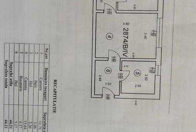Apartament cu 2 camere semidecomandat în Central