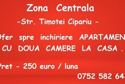 Apartament cu 2 camere semidecomandat în Lipovei