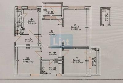 Apartament cu 4 camere decomandat în Punctele Cardinale