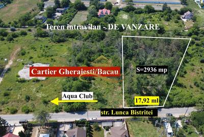 Teren Construcții intravilan de 2939 mp, în Calea Moldovei