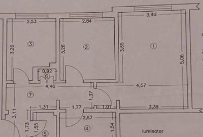 Apartament cu 2 camere decomandat în Inel II