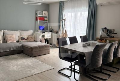 Apartament cu 2 camere semidecomandat, mobilat în Bună Ziua
