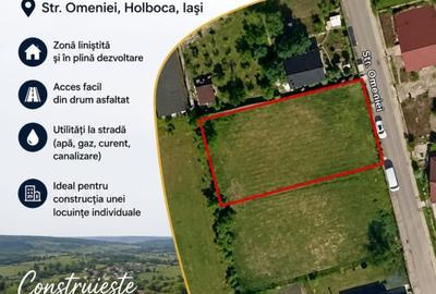 Teren Construcții intravilan de 856 mp, în Orzeni