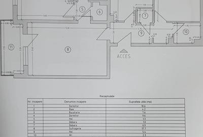 Apartament cu 3 camere decomandat în Central - 2