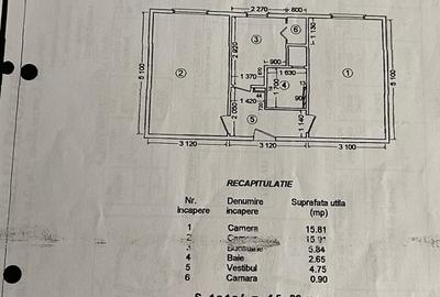 Apartament cu 2 camere decomandat în Floreasca