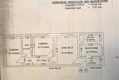 Apartament cu 3 camere semidecomandat în Tomis IV - 2
