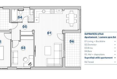 Apartament cu 3 camere în Valea Lupului - 13