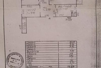 Apartament cu 3 camere decomandat în Central - 8
