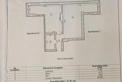 Apartament cu 2 camere decomandat în Central - 2