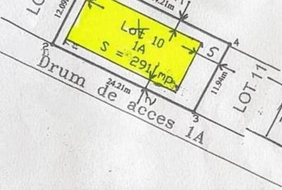 Teren Construcții intravilan de 291 mp, în Apărătorii Patriei - 3