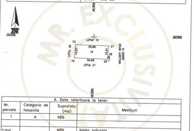 Teren Construcții intravilan de 489 mp, în Bradu - 3