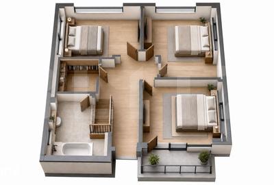 Casă cu 4 camere cu Teren 300 Mp în Central
