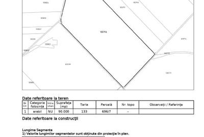 Teren agricol extravilan de 90000 mp, în Mireasa - 2