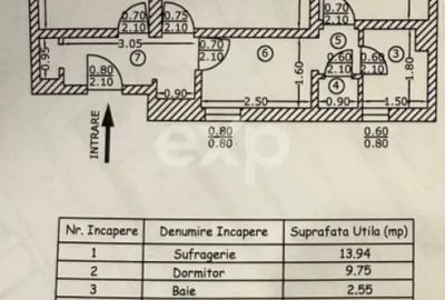 Apartament cu 3 camere decomandat în Central - 2