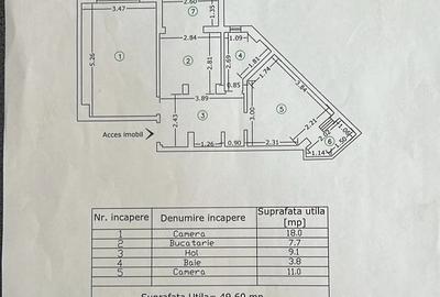 Apartament cu 2 camere decomandat în Central - 1