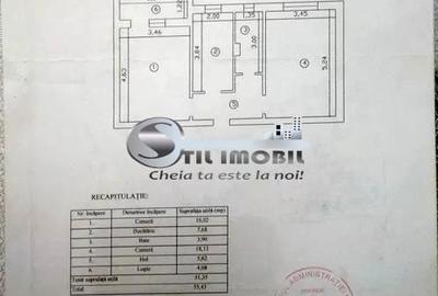 Apartament cu 2 camere decomandat, mobilat în Frumoasa - 3
