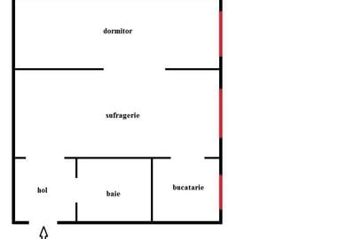 Apartament cu 2 camere în Central