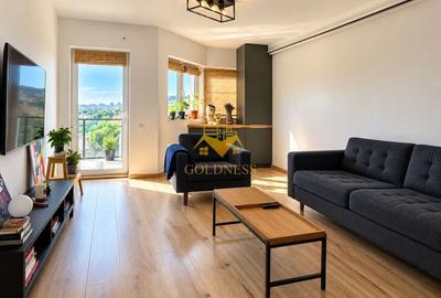 Apartament cu 3 camere semidecomandat, mobilat în Bună Ziua