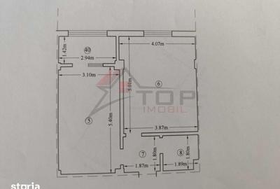 Apartament cu 2 camere în Valea Adâncă